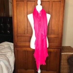 Bright Pink Scarf